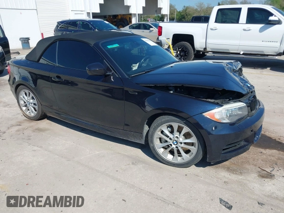 2013 BMW 1 Series 135i with VIN WBAUN7C56DVM27224, listed as a IAAI auction lot 41662583 with 83,335 mi miles. Bid and sale history available at carsss.com. Image 1.