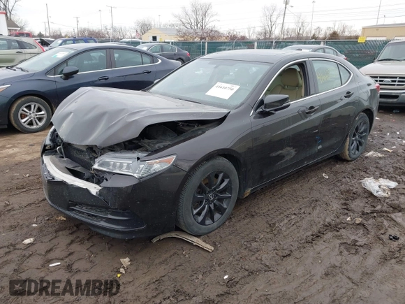 2015 Acura TLX with VIN 19UUB1F35FA022700, listed as a IAAI auction lot 41610750 with 157,500 mi miles. Bid and sale history available at carsss.com. Image 2.