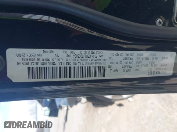 2018 Jeep Compass Latitude with VIN 3C4NJDBB1JT265894, listed as a IAAI auction lot 42109967 with 92,944 mi miles and . Bid and sale history available at DreamBid. Image 9.