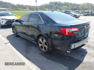 2012 Toyota Camry SE with VIN 4T1BK1FK9CU004865, listed as a IAAI auction lot 41928159 with 216,702 mi miles. Bid and sale history available at carsss.com. Image 3.