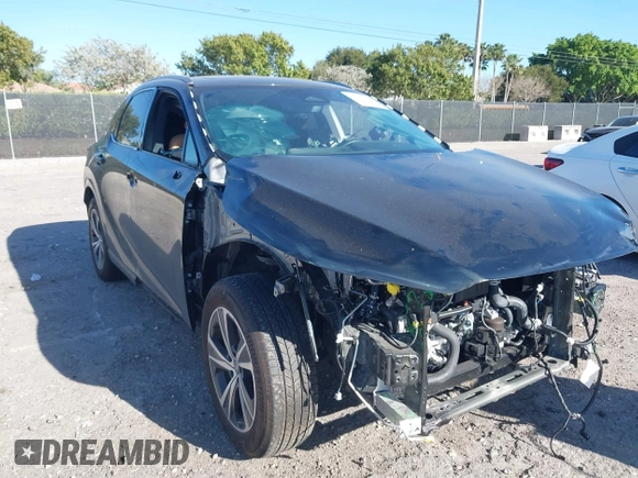 2024 Lexus RX with VIN JTJCHMAA3R2018477, listed as a IAAI auction lot 41738156 with 7,480 mi miles. Bid and sale history available at carsss.com. Image 18.