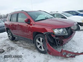 2016 Jeep Compass High Altitude Edition with VIN 1C4NJDEBXGD674518, listed as a IAAI auction lot 41635847 with 158,125 mi miles. Bid and sale history available at carsss.com. Image 1.