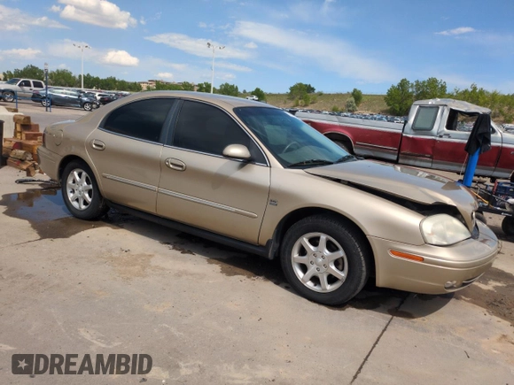 2001 Mercury Sable LS Premium with VIN 1MEHM55S51A604989, listed as a Copart auction lot 57890935 with 113,793 mi miles and Salvage title. Bid and sale history available at DreamBid. Image 4.
