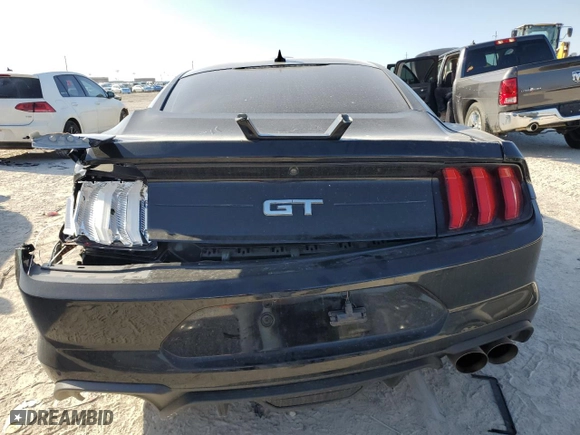 2022 Ford Mustang GT with VIN 1FA6P8CFXN5112020, listed as a Copart auction lot 86978114 with 22,177 mi miles and Salvage Title. Bid and sale history available at carsss.com. Image 6.