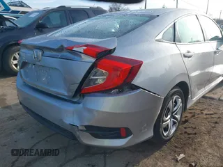 2017 Honda Civic Sedan LX with VIN 19XFC2F50HE037195, listed as a IAAI auction lot 41869368 with 50,538 mi miles. Bid and sale history available at carsss.com. Image 6.