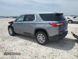 2021 Chevrolet Traverse LS with VIN 1GNERFKW8MJ129336, listed as a Copart auction lot 56672085 with 110,403 mi miles and Salvage title. Bid and sale history available at DreamBid. Image 2.
