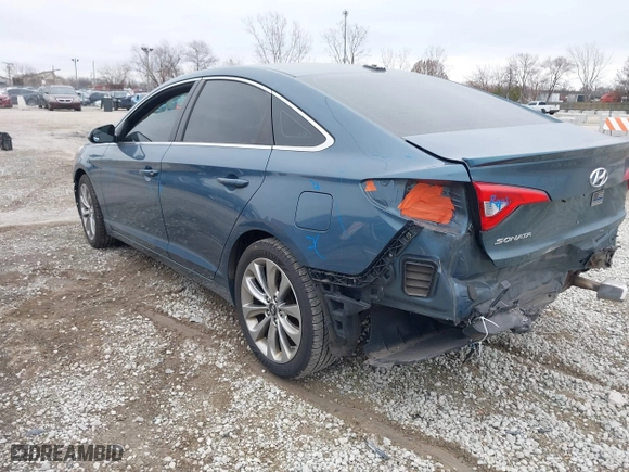 2017 Hyundai Sonata SE with VIN 5NPE24AF9HH445488, listed as a IAAI auction lot 41058868 with 146,812 mi miles. Bid and sale history available at carsss.com. Image 3.