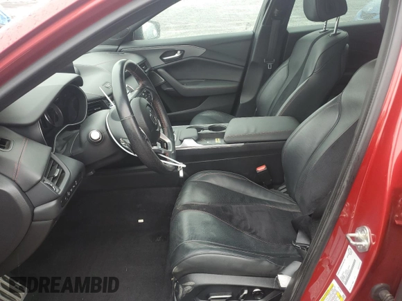 2021 Acura TLX w/A-Spec Package with VIN 19UUB6F53MA800181, listed as a Copart auction lot 50939925 with 122,280 mi miles and Salvage Title. Bid and sale history available at carsss.com. Image 7.