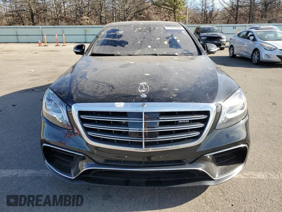 2018 Mercedes-Benz S 63 AMG with VIN WDDUG8JB0JA361449, listed as a Copart auction lot 77547564 with 41,408 mi miles and Salvage Title. Bid and sale history available at DreamBid. Image 5.