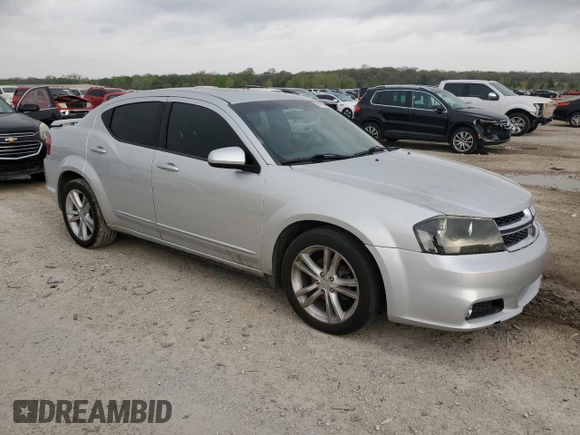 2012 Dodge Avenger SXT Plus with VIN 1C3CDZEG7CN264498, listed as a Copart auction lot 53672875 with 124,585 mi miles and Clean Title. Bid and sale history available at carsss.com. Image 4.
