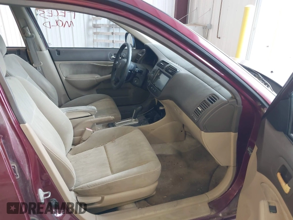 2003 Honda Civic LX with VIN 2HGES16513H609589, listed as a IAAI auction lot 42188876 with Not Provided miles and . Bid and sale history available at DreamBid. Image 5.