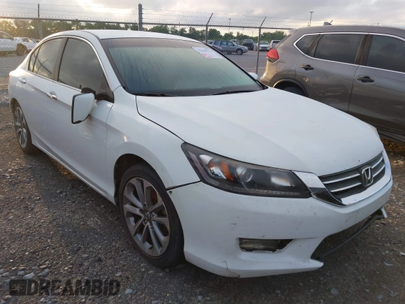 2013 Honda Accord Sport with VIN 1HGCR2F53DA080283, listed as a IAAI auction lot 42190121 with 205,634 mi miles and . Bid and sale history available at DreamBid. Image 1.