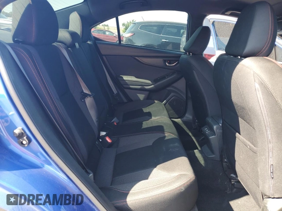 2023 Subaru WRX Premium with VIN JF1VBAF66P9822198, listed as a Copart auction lot 62338545 with 16,013 mi miles and Salvage title. Bid and sale history available at DreamBid. Image 10.