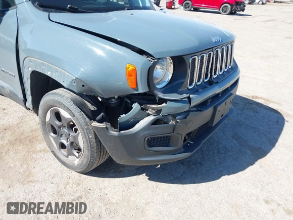 2017 Jeep Renegade Sport with VIN ZACCJBAB9HPG19367, listed as a IAAI auction lot 41818793 with 77,652 mi miles and . Bid and sale history available at carsss.com. Image 6.