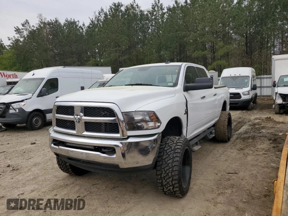 2018 Ram 2500 Big Horn with VIN 3C6UR5DL8JG242659, listed as a Copart auction lot 51108035 with 257,813 mi miles and Salvage Title. Bid and sale history available at carsss.com. Image 1.