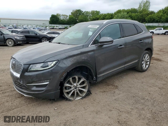 2019 Lincoln MKC Select with VIN 5LMCJ2C96KUL37566, listed as a Copart auction lot 57638585 with 105,957 mi miles and Clean title. Bid and sale history available at DreamBid. Image 1.
