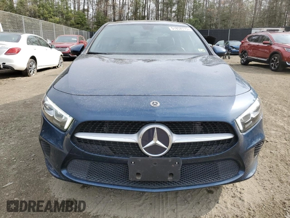 2022 Mercedes-Benz A 220 with VIN W1K3G4FBXNJ369674, listed as a Copart auction lot 51852775 with 22,451 mi miles and Salvage title. Bid and sale history available at DreamBid. Image 5.