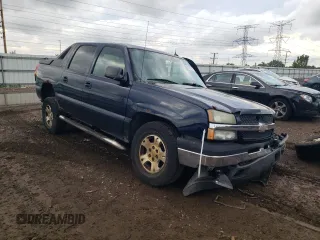 2005 Chevrolet Avalanche Z71 with VIN 3GNEK12Z75G258687, listed as a Copart auction lot 69597804 with 214,804 mi miles and Salvage Title. Bid and sale history available at carsss.com. Image 4.