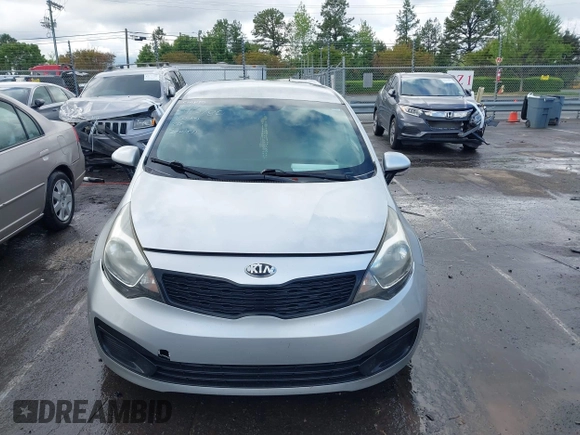 2014 Kia Rio LX with VIN KNADM4A31E6413780, listed as a IAAI auction lot 41996928 with 93,446 mi miles and . Bid and sale history available at DreamBid. Image 12.