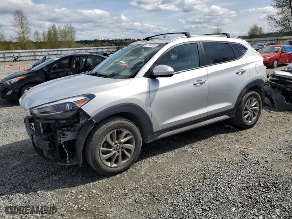 2018 Hyundai Tucson SEL with VIN KM8J3CA47JU766862, listed as a Copart auction lot 51103705 with 103,714 mi miles and Salvage Title. Bid and sale history available at carsss.com. Image 1.