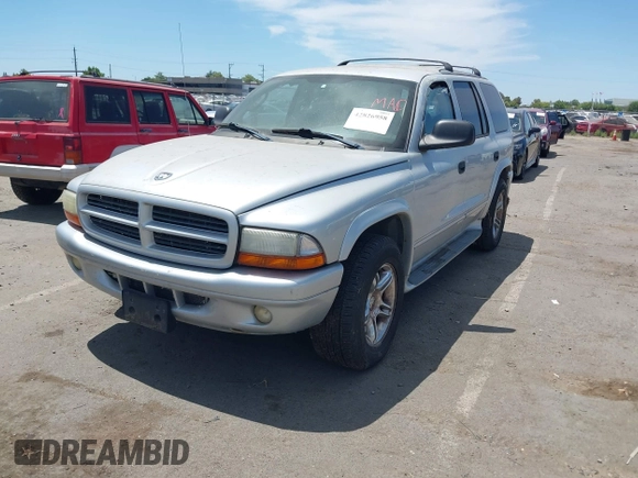 2003 Dodge Durango R/T with VIN 1D8HS78Z63F531134, listed as a IAAI auction lot 42826958 with 202,993 mi miles and . Bid and sale history available at DreamBid. Image 2.