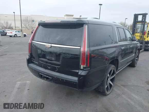 2017 Cadillac Escalade ESV Premium Luxury z VIN 1GYS4JKJ4HR300036, wystawiony jako IAAI lot #41467178 z przebiegiem 132 669 mil mil oraz . Historia ofert i sprzedaży dostępna na DreamBid. Obrazek 4.