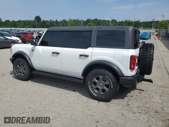 2023 Ford Bronco z VIN 1FMDE5BH2PLB20499, wystawiony jako Copart lot #62211165 z przebiegiem 28 372 mil mil oraz Szkoda całkowita • Salvage title. Historia ofert i sprzedaży dostępna na DreamBid. Obrazek 2.