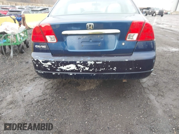 2003 Honda Civic LX with VIN 2HGES165X3H564619, listed as a IAAI auction lot 42017947 with 125,518 mi miles. Bid and sale history available at carsss.com. Image 6.