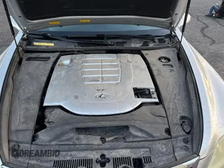 2009 Lexus LS 460 with VIN JTHCL46F795001457, listed as a Copart auction lot 55901025 with 148,490 mi miles and Salvage Title. Bid and sale history available at DreamBid. Image 7.