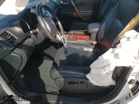 2012 Toyota Highlander Limited with VIN 5TDDK3EH4CS157298, listed as a Copart auction lot 55071475 with 169,477 mi miles and Salvage title. Bid and sale history available at DreamBid. Image 7.