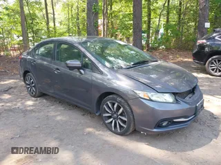 2015 Honda Civic EX-L with VIN 2HGFB2F96FH509201, listed as a IAAI auction lot 42158188 with 170,110 mi miles and . Bid and sale history available at DreamBid. Image 1.
