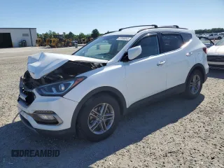 2017 Hyundai Santa Fe 2.4L z VIN 5NMZUDLB9HH019304, wystawiony jako Copart lot #57956045 z przebiegiem 140 037 mil mil oraz Szkoda całkowita • Salvage title. Historia ofert i sprzedaży dostępna na DreamBid. Obrazek 1.