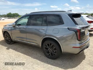 2020 Cadillac XT6 AWD Sport with VIN 1GYKPGRS7LZ134130, listed as a Copart auction lot 59216574 with 75,622 mi miles and Salvage Title. Bid and sale history available at carsss.com. Image 2.
