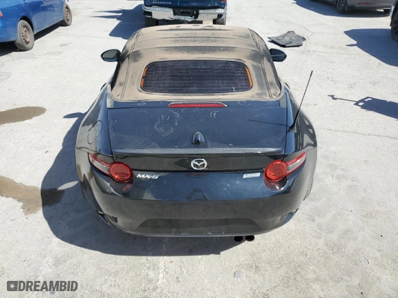 2016 Mazda MX-5 Miata Club with VIN JM1NDAC71G0107142, listed as a Copart auction lot 47666615 with 90,033 mi miles and Salvage Title. Bid and sale history available at carsss.com. Image 10.