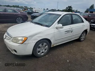 2006 Kia Spectra EX with VIN KNAFE121065291096, listed as a Copart auction lot 65343624 with 223,487 mi miles and Clean Title. Bid and sale history available at carsss.com. Image 1.