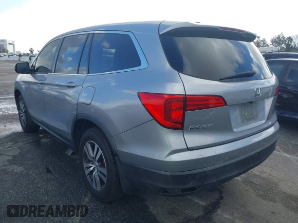 2016 Honda Pilot EX-L with VIN 5FNYF5H57GB038349, listed as a IAAI auction lot 41378569 with 117,651 mi miles and . Bid and sale history available at DreamBid. Image 3.