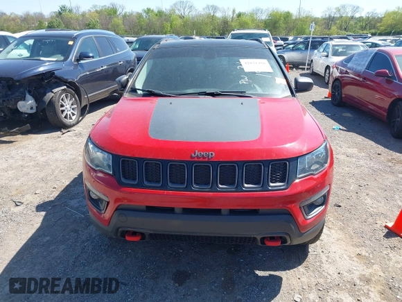 2019 Jeep Compass Trailhawk с VIN 3C4NJDDB7KT681947, выставлен на аукционе IAAI как лот 42031488 с пробегом 91 382 миль миль и . История ставок и продаж доступна на DreamBid. Изображение 12.