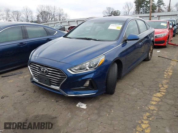 2019 Hyundai Sonata SE with VIN 5NPE24AF0KH737313, listed as a IAAI auction lot 41618811 with 104,822 mi miles and . Bid and sale history available at carsss.com. Image 19.
