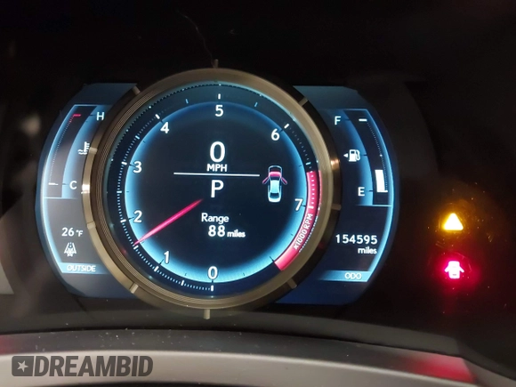 2015 Lexus IS 250 with VIN JTHCF1D29F5020402, listed as a IAAI auction lot 41536371 with 154,595 mi miles and . Bid and sale history available at DreamBid. Image 15.
