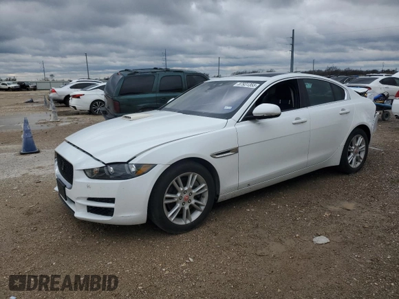 2019 Jaguar XE 25t Premium with VIN SAJAD4FX0KCP49257, listed as a Copart auction lot 87931355 with 72,014 mi miles and Salvage Title. Bid and sale history available at carsss.com. Image 1.