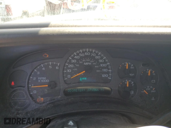 2003 Chevrolet Silverado 1500 LS with VIN 1GCEK14V23Z186300, listed as a Copart auction lot 65551504 with 271,566 mi miles and Salvage Title. Bid and sale history available at DreamBid. Image 9.