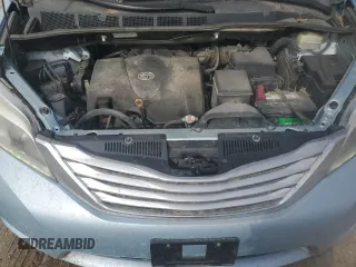 2017 Toyota Sienna with VIN 5TDDZ3DC0HS186516, listed as a Copart auction lot 50358685 with 154,348 mi miles and Salvage Title. Bid and sale history available at DreamBid. Image 12.