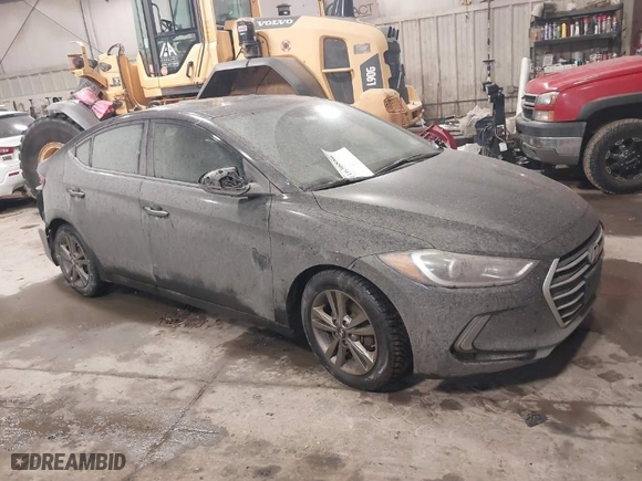 2017 Hyundai Elantra Limited with VIN 5NPD84LF9HH204022, listed as a IAAI auction lot 41636886 with 165,861 mi miles. Bid and sale history available at carsss.com. Image 1.