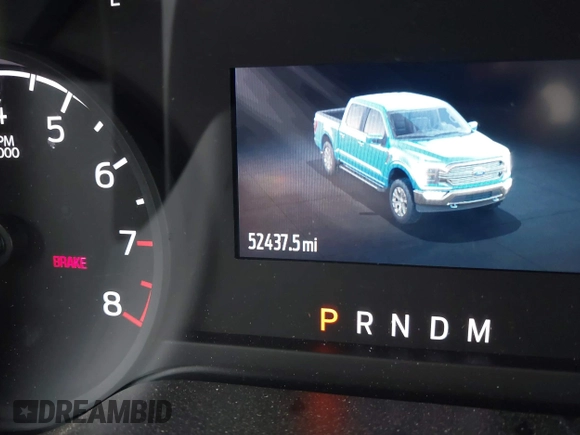 2021 Ford F-150 XL with VIN 1FTEX1C51MFD08456, listed as a IAAI auction lot 42220056 with 52,437 mi miles and . Bid and sale history available at DreamBid. Image 15.