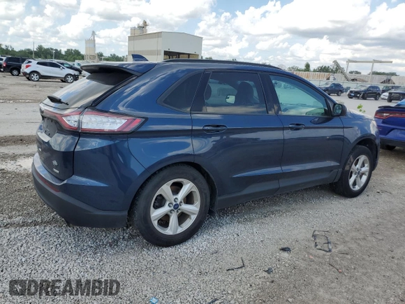 2017 Ford Edge SE with VIN 2FMPK3G94HBB68504, listed as a Copart auction lot 62898565 with 127,637 mi miles and Salvage title. Bid and sale history available at DreamBid. Image 3.