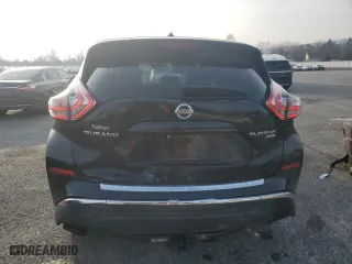 2015 Nissan Murano Platinum with VIN 5N1AZ2MH9FN202168, listed as a Copart auction lot 86910394 with 183,821 mi miles and Salvage Title. Bid and sale history available at carsss.com. Image 6.