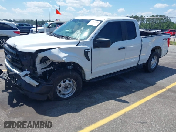 2022 Ford F-150 XL with VIN 1FTFX1E58NFB73477, listed as a IAAI auction lot 42313280 with 18,935 mi miles and . Bid and sale history available at DreamBid. Image 2.