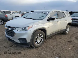 2018 Chevrolet Traverse LS with VIN 1GNEVLKW3JJ196030, listed as a Copart auction lot 84103714 with 108,762 mi miles and Salvage Title. Bid and sale history available at carsss.com. Image 1.