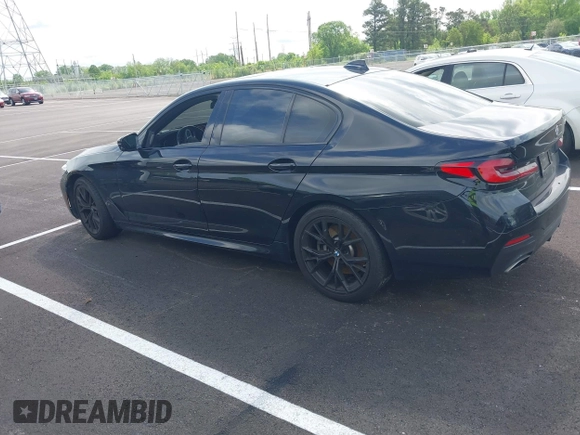 2021 BMW 5 Series 540i with VIN WBA53BJ08MWW95688, listed as a IAAI auction lot 42064036 with 39,410 mi miles and . Bid and sale history available at DreamBid. Image 14.