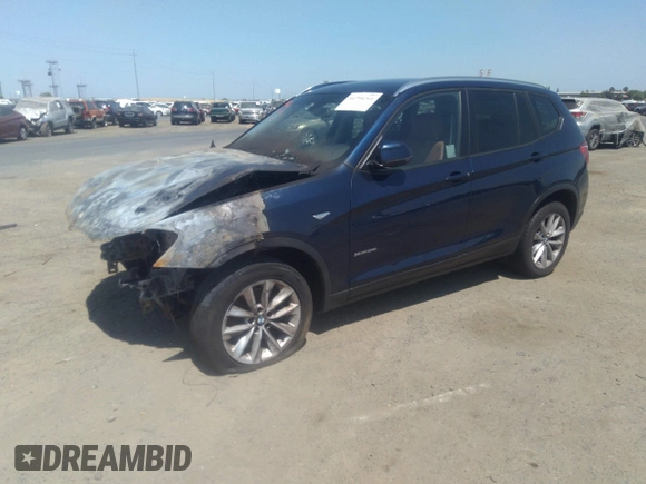2015 BMW X3 xDrive28i z VIN 5UXWX9C51F0D48689, wystawiony jako IAAI lot #41794261 z przebiegiem Nie podano mil oraz . Historia ofert i sprzedaży dostępna na DreamBid. Obrazek 2.